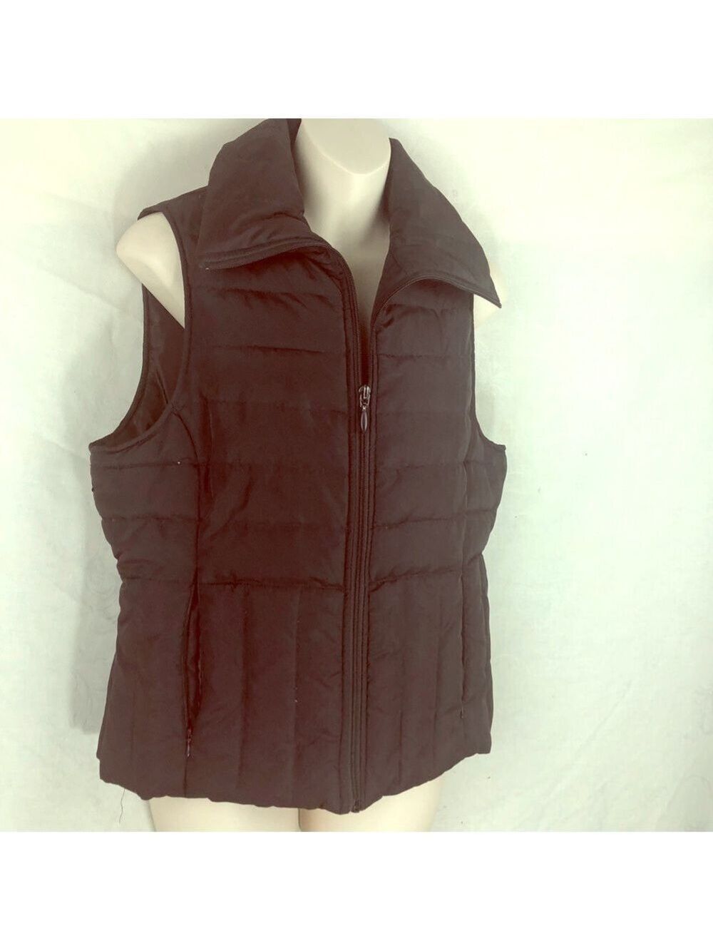 EUC-KENNETHCOLE Reaction DarkBrown down puffy Vest